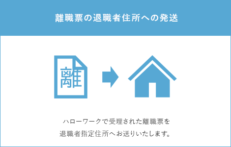 離職票の退職者住所への発送